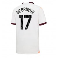 Camiseta Manchester City Kevin De Bruyne #17 Segunda Equipación Replica 2023-24 mangas cortas